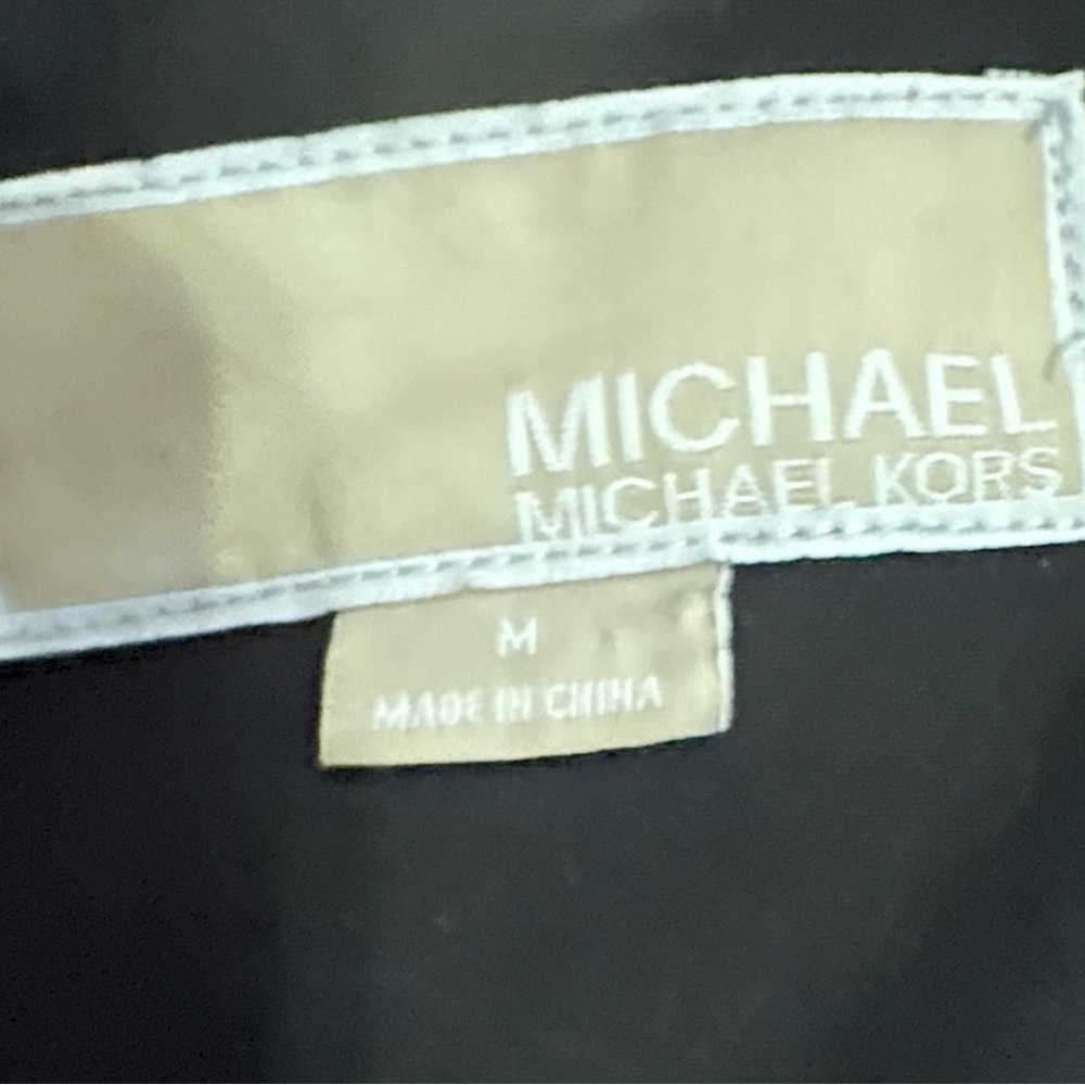EUC - Michael by Michael Kors Black Moto Jacket - Size: M - Picture 6 of 6
